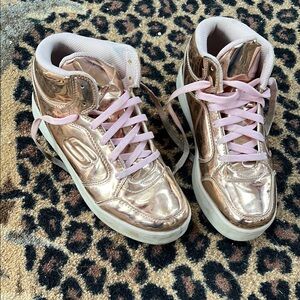 Stylish Kids' Metallic Sneakers